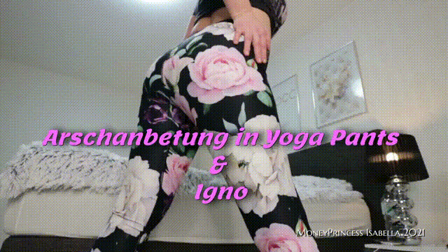 Arschanbetung in Yoga Pants & Igno